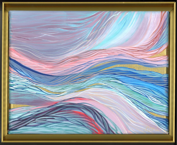 Open Heaven  (original-right panel) by L.A. Carroll Studio