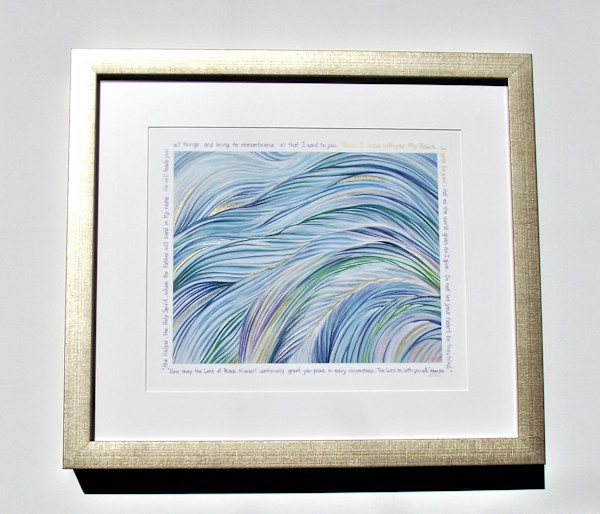 Peace Like A River 2Thes3:16 by L.A. Carroll Studio