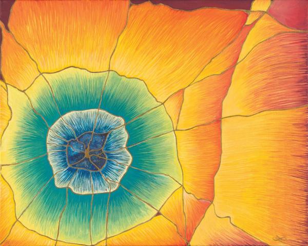 Blossom - S.A. (10 x 8 framed giclee) by L.A. Carroll Studio
