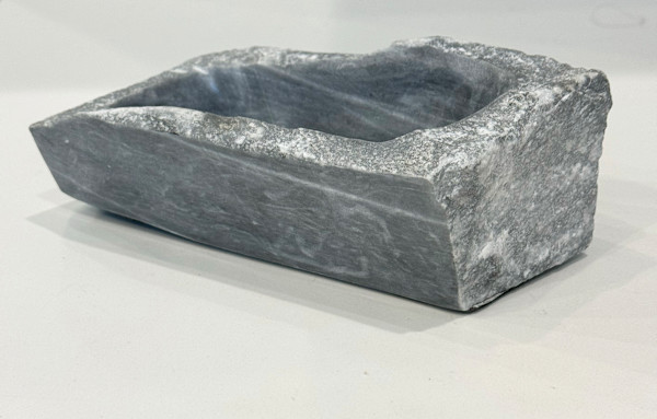 gray rectangular bowl by Robin Antar
