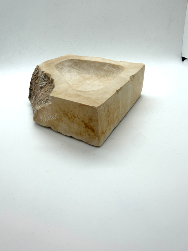 Salt Cellar Israeli Stone by Robin Antar, Image 3.