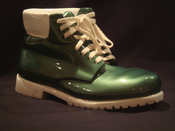 work boot / med green by Robin Antar