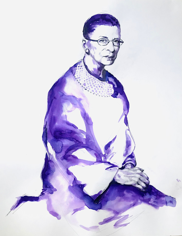 Pippa_Arend_RBG_19x24_pencil_ink_2020_xyjvzq_8 by Pippa Arend