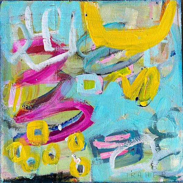 Summer Vibes ( with yellow circles) by Miriam Traher