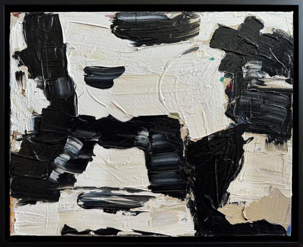 Impasto in White and Black II by Matt Petley-Jones
