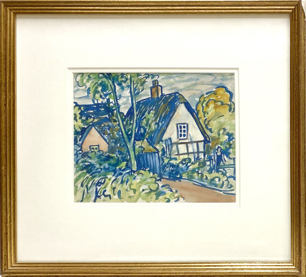 Thatched Cottage by Llewellyn Petley-Jones (1908-1986)