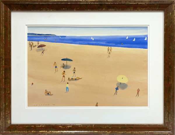 Untitled Beach Scene by Colin Graham (1915-2010)