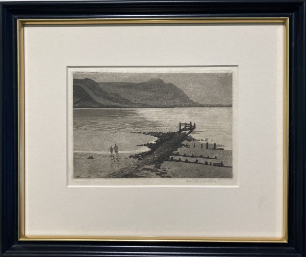 Dock on the Beach by H.M. Pemberton (1871-1957)