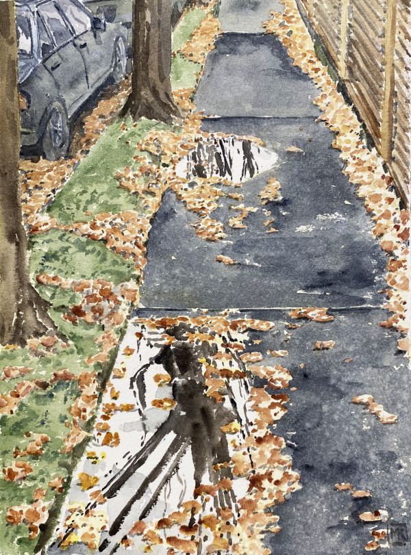 November Sidewalks by Michael Kluckner
