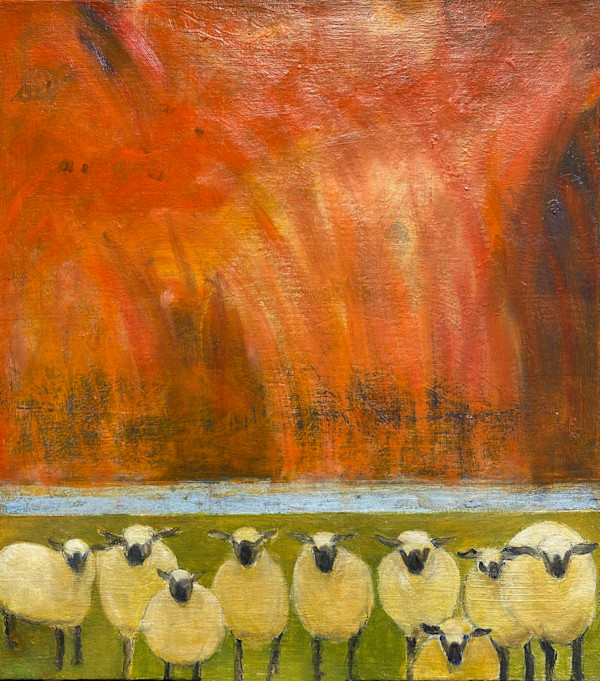 Sheep by Marie H Becker