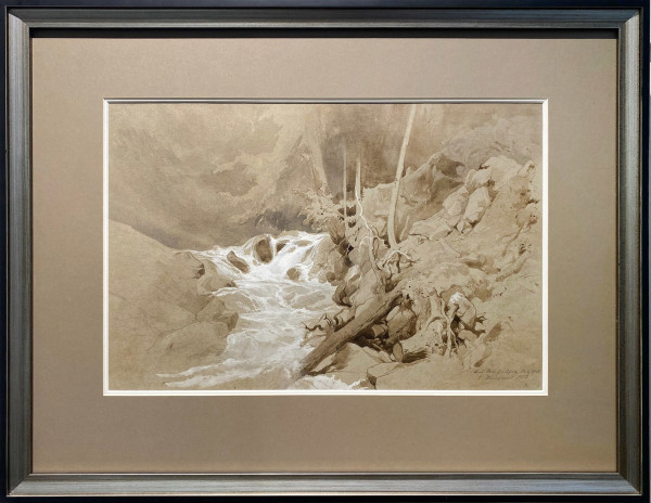 Untitled, Rapids by Carl Maria Nicolaus Hummel (1821-1907)