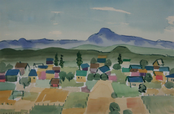 Edge Of Town by Colin Graham (1915-2010)