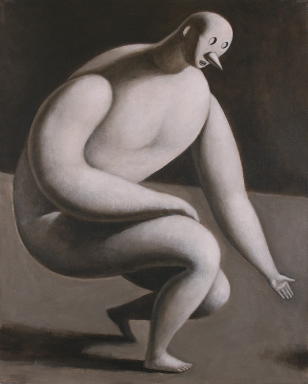 Figure at night by Thomas Anfield