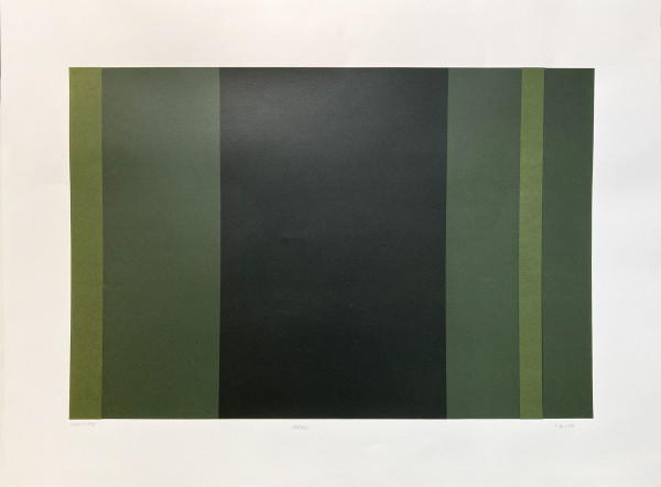 Untitled (Green Abstract) by Gordon Appelbe SMITH (1919-2020)