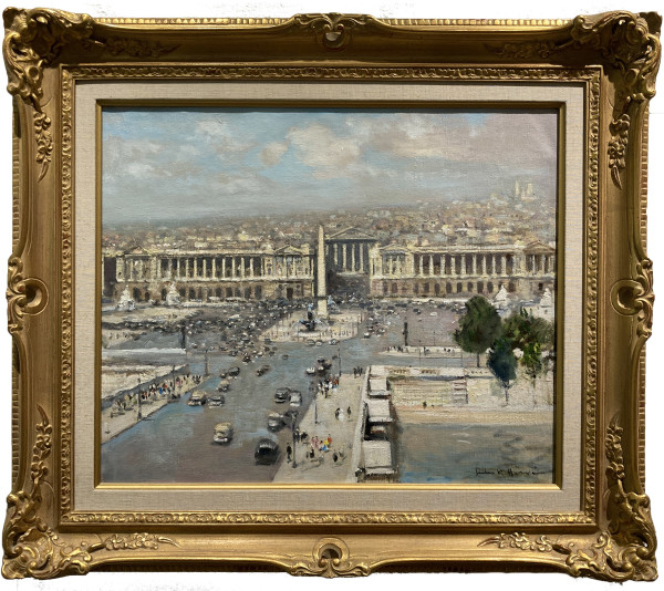 Place de Concorde, Paris by Jules-René Hervé  (1887-1981)