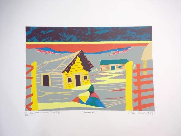Ranch Series- Homestead by Alan Wood (1935-2017)