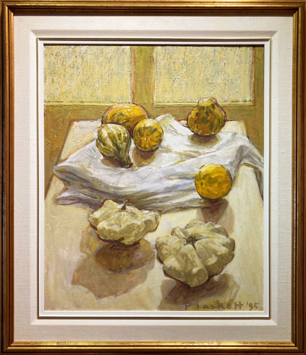 White Table With Gourds by Joseph Plaskett (1918-2014)