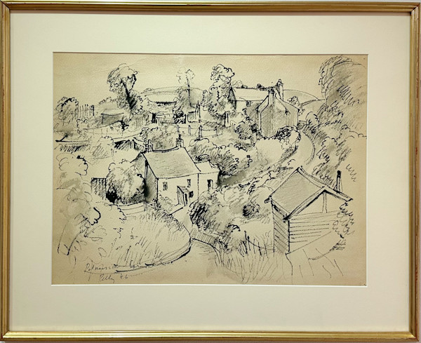 Polmaison Cornwall by Llewellyn Petley-Jones (1908-1986)