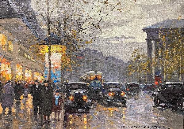 Paris Street by Edouard Léon Cortès (1882–1969)