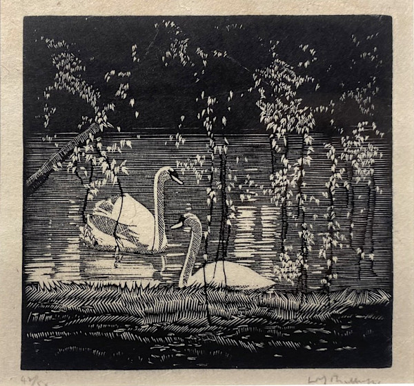 Swans by Walter J. Phillips (1884-1963)