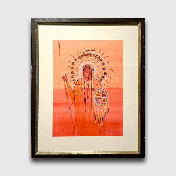 No More Warrior by Alex Janvier (1935 - 2024), Image 1.