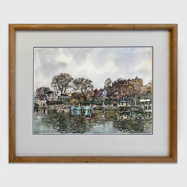Waterfront, Richmond by Llewellyn Petley-Jones (1908-1986), Image 1.