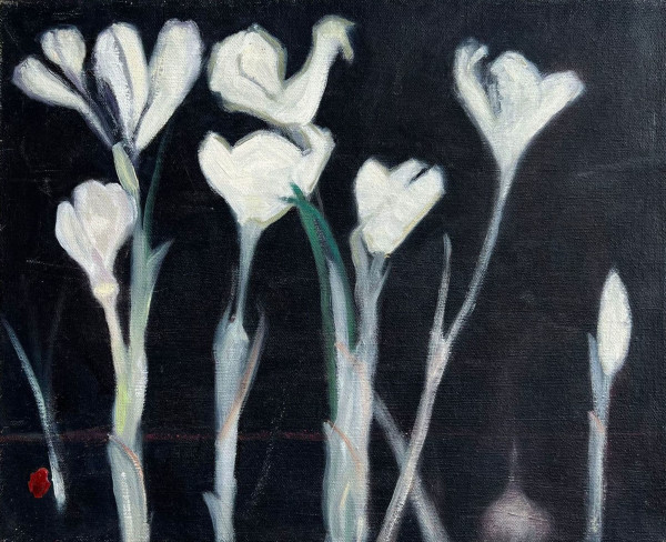 White Flower by Marie H Becker