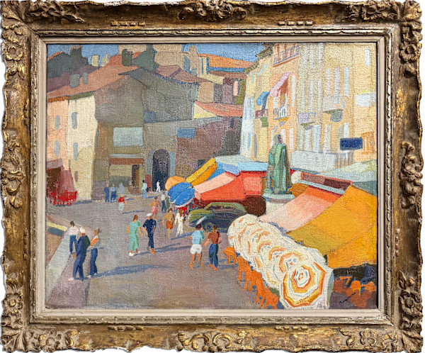 Summer Cityscape by Juan Eugenio Mingorance (1906 - 1979)