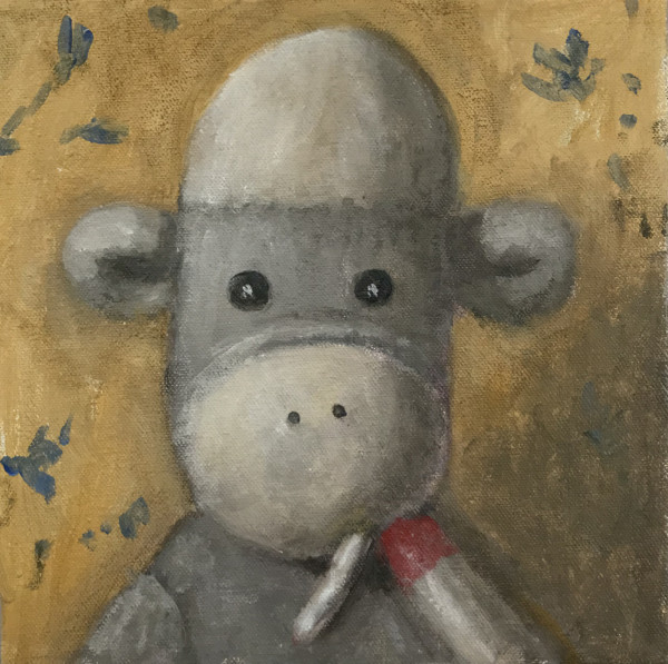Monkey With Spliff by Thomas Anfield
