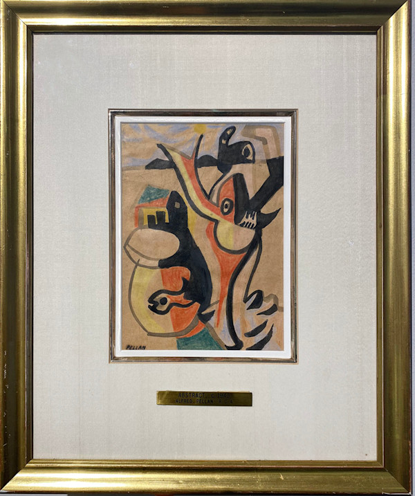Abstract (c.1945) by Alfred Pellan, R.C.A. (1906-1988)