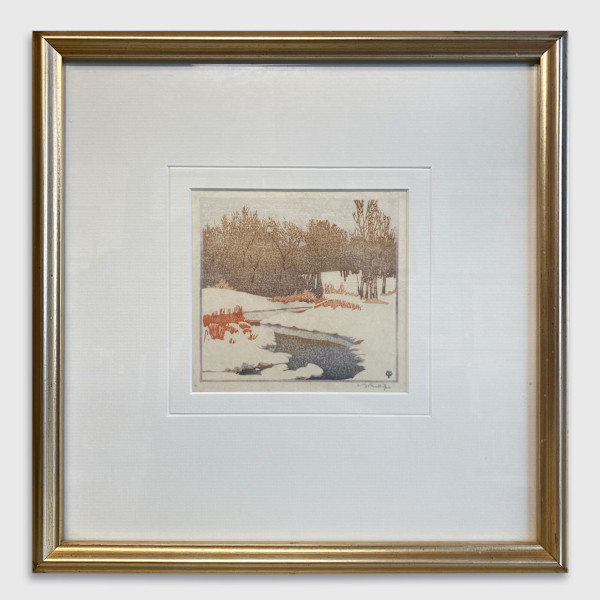 The Stream in Winter by Walter J. Phillips (1884-1963), Image 1.