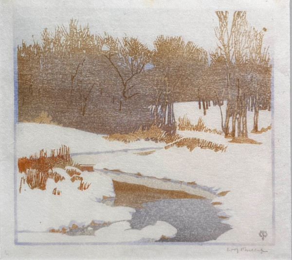 The Stream in Winter by Walter J. Phillips (1884-1963)