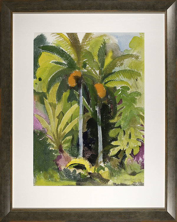 Coco Trees by Richard Ciccimarra (1924-1973)
