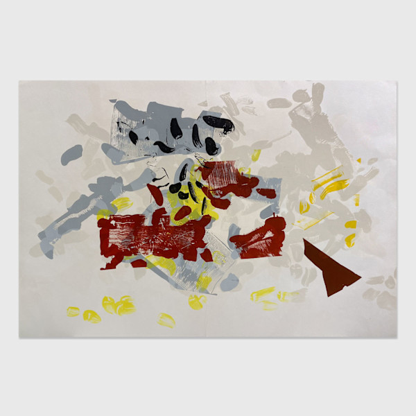 Original Lithograph from the Derriere Le Miroir, II by Jean-Paul Riopelle (1923 - 2002)