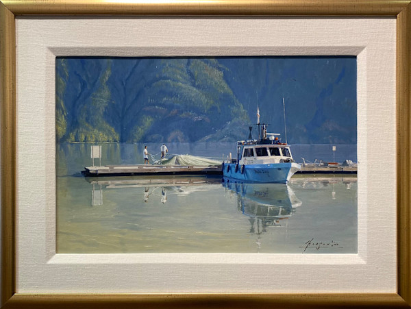 Mending The River Net (Bella Coola, BC) by John Horton (CSMA, FCA)