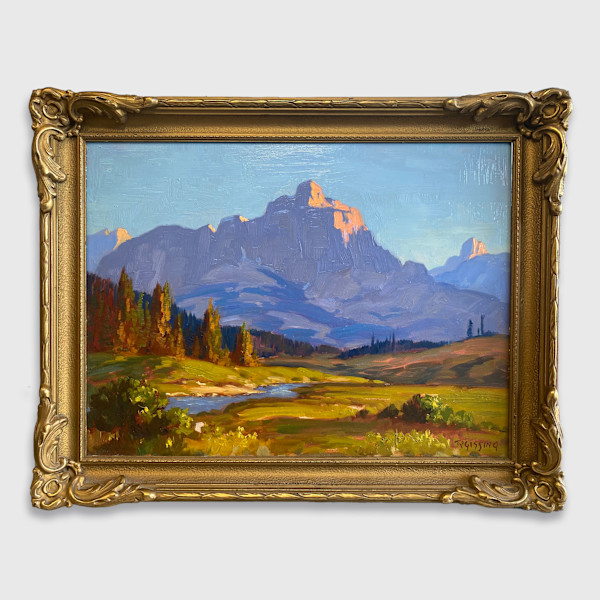 Sunset Meadow Creek by Roland Gissing (1895-1967), Image 1.