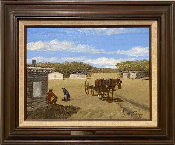 Will Cut Hay Tomorrow by Allen Sapp (1928-2015)