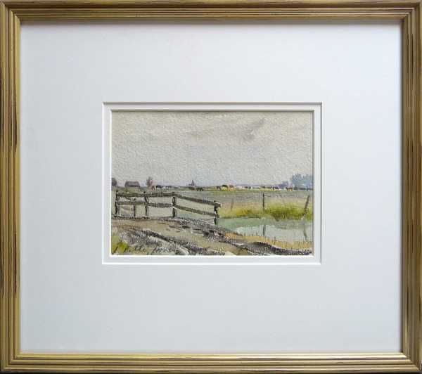 Sketch of an old bridge by Llewellyn Petley-Jones (1908-1986)