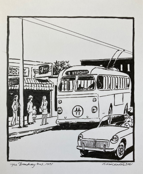 "The Broadway Bus" by Michael Kluckner