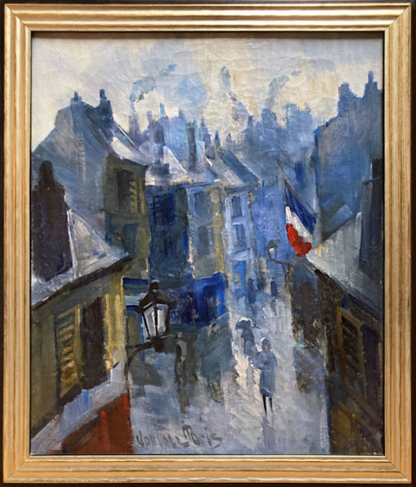 A Blue Day in France by Mogens Vantore (1895-1977)