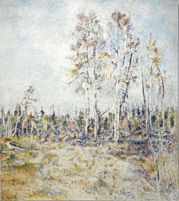 Birches by Dorothy Elsie Knowles (1927 - 2023)