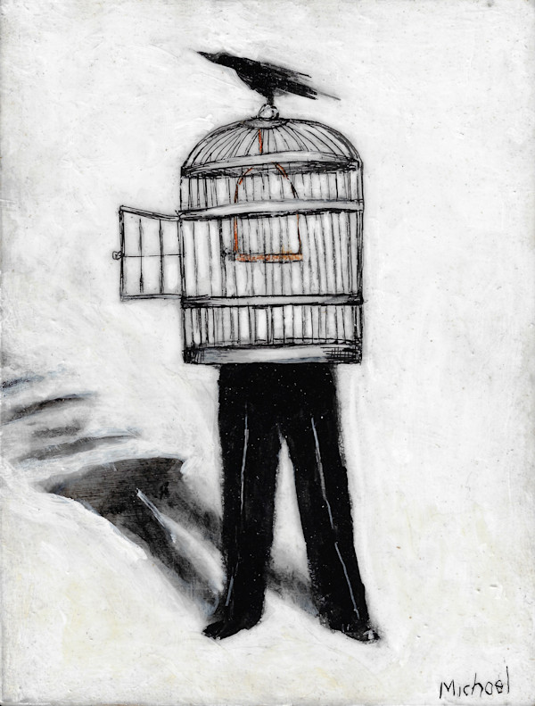 I am a Cage in Search of a Bird - Kafka by Michael Hermesh