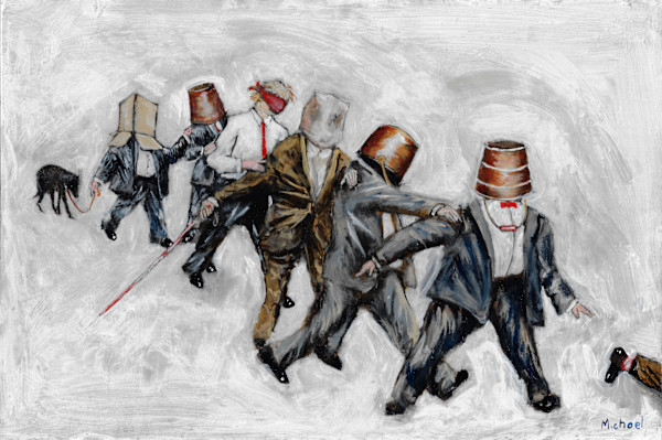 Men of Vision Lead Men of Vision (Woke Joke) by Michael Hermesh