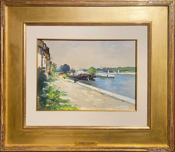 La Seine a Paris by Albert Lebourg (1849-1928)