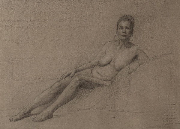 Jenny Reclined by Nelia Harper French