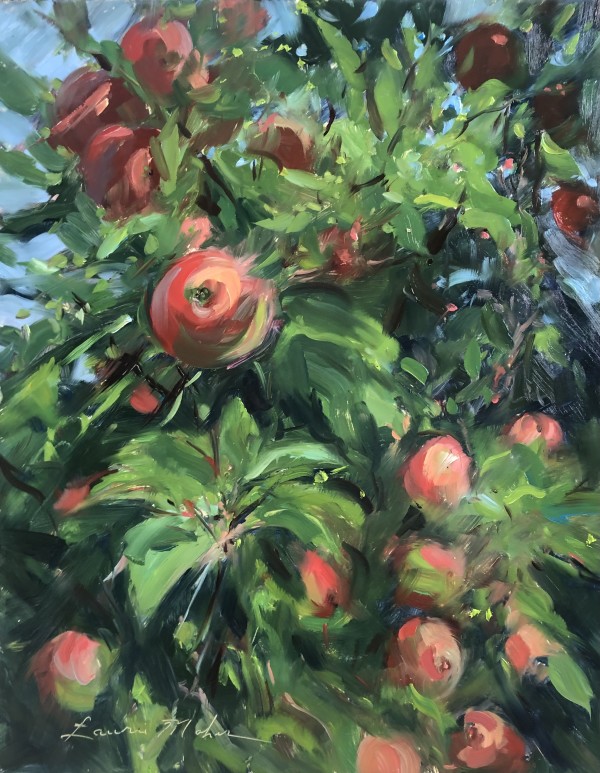 Apple Trees at Melick's Farm 2 by Laurie Maher