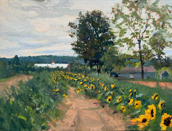 Early Fall Fields by Laurie Maher