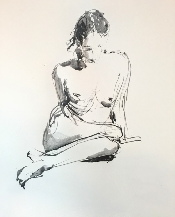 Seated Figure 1 by Laurie Maher