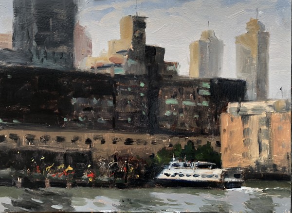 Jersey City Ferry by Laurie Maher
