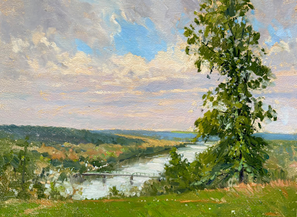 Overlooking the Delaware by Laurie Maher, Image 1.
